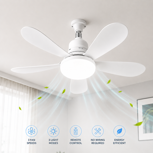 AeroLight Socket Fan