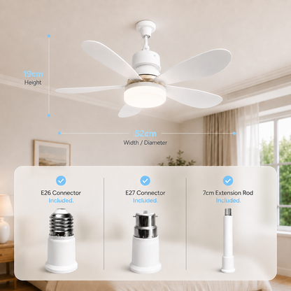 AeroLight Socket Fan
